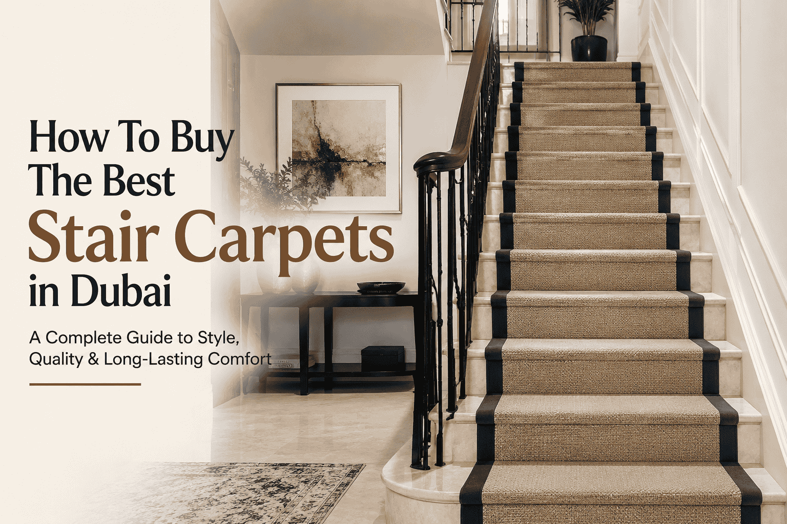 How To Buy The Best Stair Carpets in Dubai