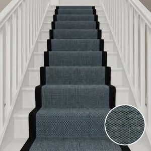 Lima Stair Carpet Blue 3432