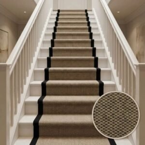 Lima Stair Carpet Dark Beige 3415