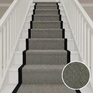 Lima Stair carpet Silver 3423